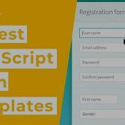 10 Best JavaScript Form Templates 2022