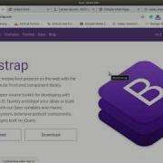 Bootstrap 4 Tutorial 1 Installing Reboot Content Typography Images Table