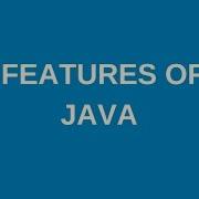 Java Tutorial In Telugu Part 2 Features Of Java