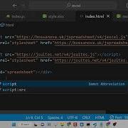 Javascript JExcel Library Example To Create Excel Spreadsheets XLSX Files Using Dynamic Data In Bro