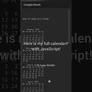 PYTHON SIMPLE CALANDER TUTORIAL Python Calendar