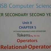 Relational Operators In Python Part 6 Chapter 5 Operators Tokens In Tamil A Jaya Mabel Rani