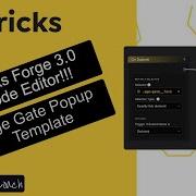 Bricks Forge 3 0 Node Editor Age Gate Demo
