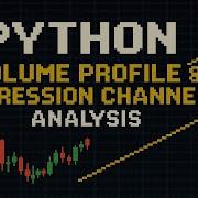Python Volume Profile Regression Channel Analysis