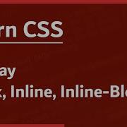 Learn CSS In Arabic 2021 11 Display Block Inline Block Inline
