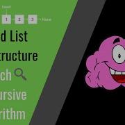 Linked List Data Structure Linked List Recursive Searching Algorithm Python 3