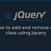 How To Add And Remove Class Using Jquery