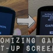 Customizing Garmin Start Up Load Screen