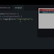 Codecademy JQuery Toggling Classes Walkthrough