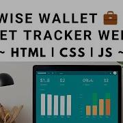 Budget Tracker Web App Wise Wallet Made With HTML CSS JS Track Expenses Visualize Stats