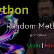 Random Module In Python Tutorial 31 Python In Hindi Urdu Python Tutorial Ali Code