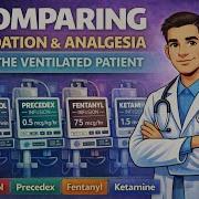 Comparing Sedation And Analgesia In The Ventilated Patient Propofol Precedex Fentanyl Ketamine