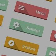How To Make Simple Flat Shadow Buttons HTML CSS