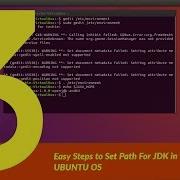 3 Easy Steps To Set PATH For JDK In UBUNTU OS