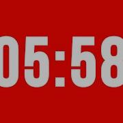5 Minute 58 Second Timer With Alarm Without Music