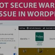 Как исправить проблему с предупреждением SSL о незащищенном соединении в WordPress