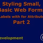 Styling Small Basic Web Forms Part 2