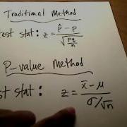 Stats Hypothesis Testing P Value Method