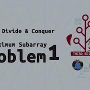 Ch4 Divide Conquer Maximum Subarray Problem Part 1