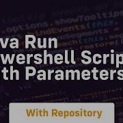 Java Run Powershell Script With Parameters
