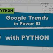 Google Trends In Python And Power BI