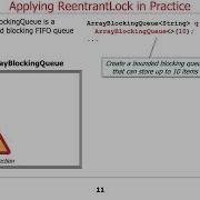 Example Application Of Java ReentrantLock