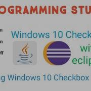 Creating Custom Designed Checkbox In Java With Eclipse Look Like Windows 10
