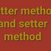 Getter Method And Setter Method In Python