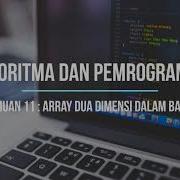 Array Dua Dimensi Matriks Dalam Bahasa C