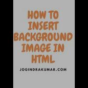 HOW TO INSERT BACKGROUND IMAGE IN HTML Html Css Shorts