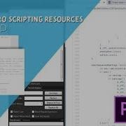 ExtendScript QuickTip Premiere Pro Scripting Resources