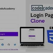 Codecademy Login Page Clone HTML CSS Shanjai Raj