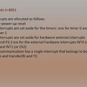Interrupts Programming In 8051 1