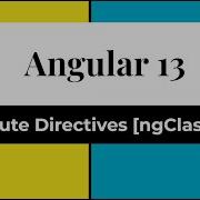Angular 13 Attribute Directives NgClass 02
