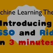 Machine Learning Basics 01 Introduction To LASSO And Ridge Regression For Dummies In 3 Minutes