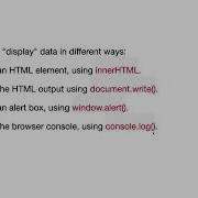 Lecture 6 Javascript Part 1
