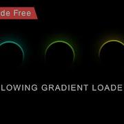 CSS Glowing Gradient Loader Ring Animation Effects Using HTML CSS Animation