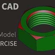 FreeCAD Tutorial For Beginners Basic Model Exercise NUT HELIX 48