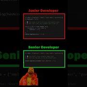 Junior Developer Vs Senior Developer JavaScript Basics Javascript Code Tutorial Js Html Css