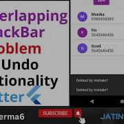Snackbar Overlapping Problem Fix In Flutter