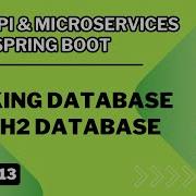 Part 13 Rest API Microservices H2 Database Mock Database For Unit Integration Testing