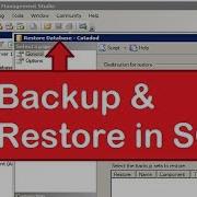 How To Backup And Restore Database In SQL Server 2008 Step By Step