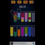 Water Sort Puzzle Color Liquid Sorting Game Level 275 Solution