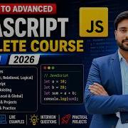 JavaScript Complete Course In Hindi 2026 Zero To Advanced JavaScript Tutorial