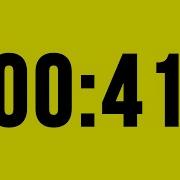 41 Second Timer Countdown No Music With Alarm
