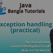 Java Bangla Tutorials 141 Exception Handling Practical