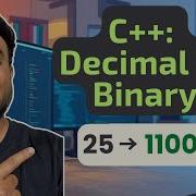 C Program Convert Decimal To Binary