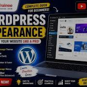 WordPress Appearance Menu Tutorial Themes Widgets Menus Customizer