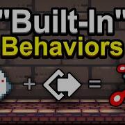 Built In Behaviors And Synergies With GDevelop