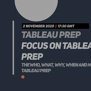 Live Stream Focus On Tableau Prep